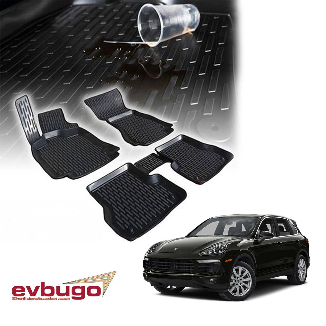 3D PASPAS SİYAH PORSCHE CAYENNE 2010-2018